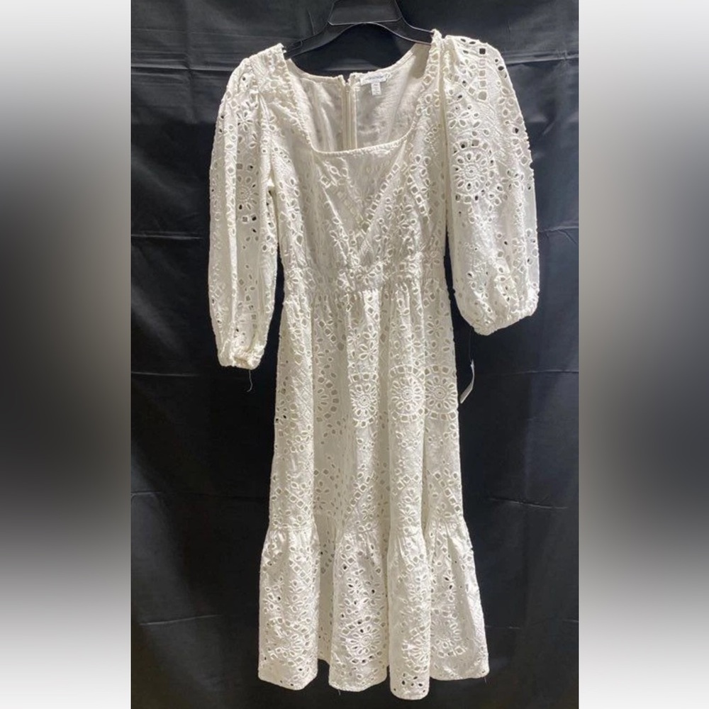 Nordstrom White Eyelet Dress